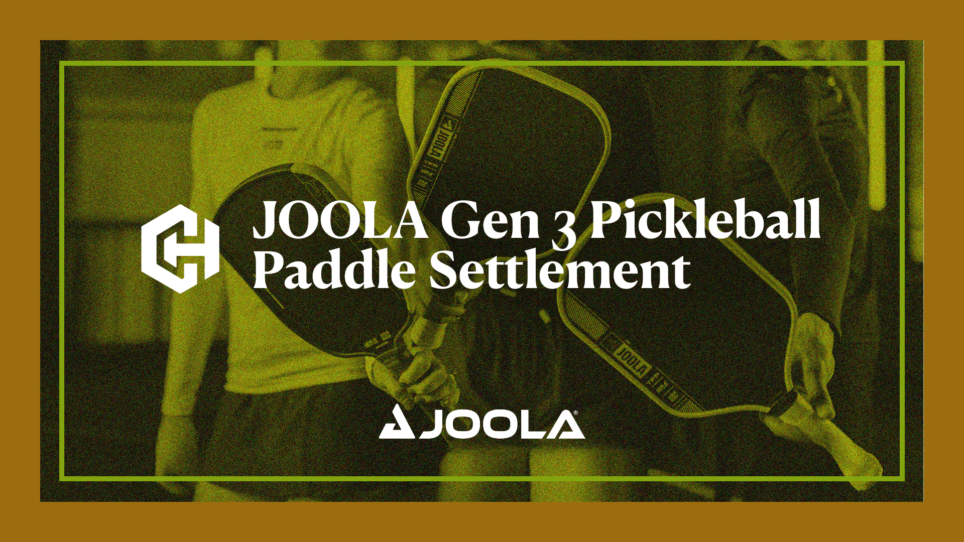 JOOLA Gen 3 Pickleball Paddle Settlement Header Image